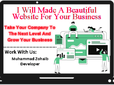 I Will Made A Beautiful Website For Your Business Or Get Your Dream Website.