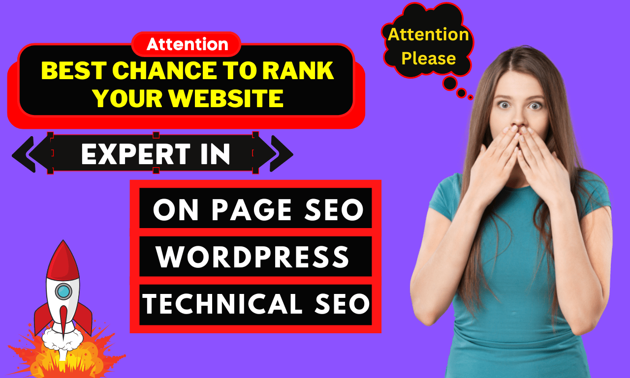 I will do complete on page SEO and technical optimization of your website
