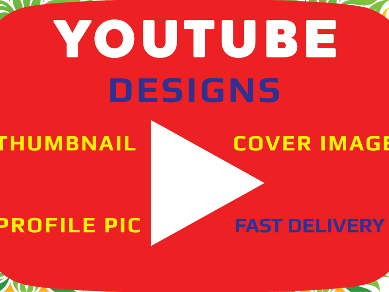 I will design Youtube Thumbnail, Cover Image, Profile PIC