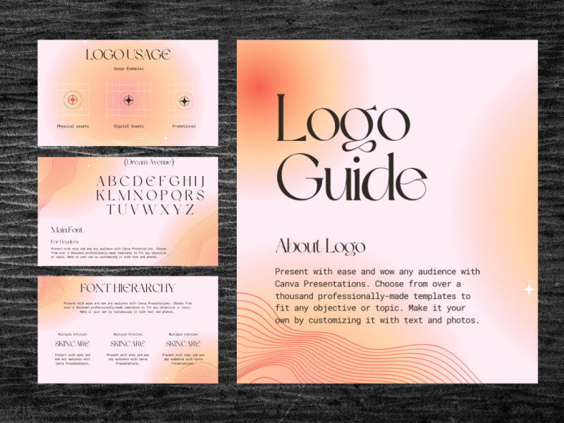 I will create brand identity guide, brand book, brand style guide ,Eye catching logo and article