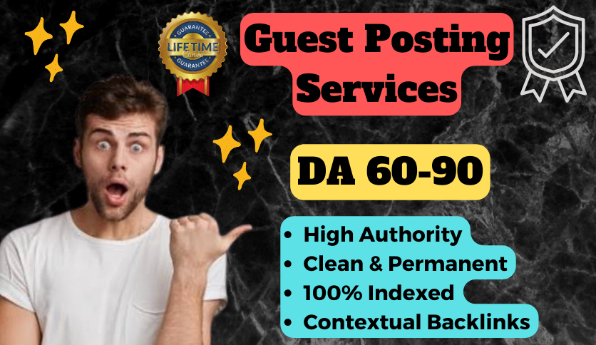 Guest Posting DA 50+ Permanent SEO Backlinks