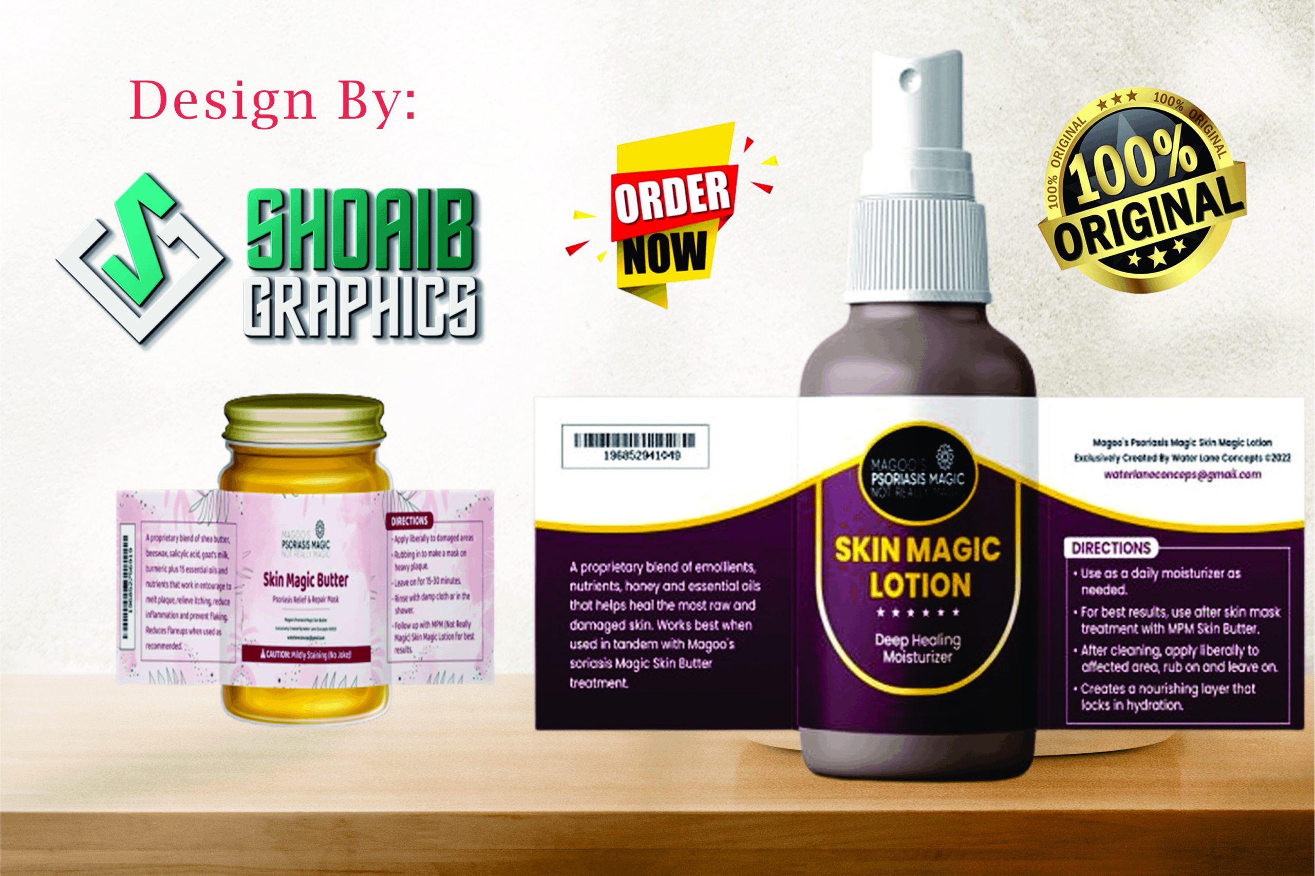I will design product label, bottle label and packaging for your company