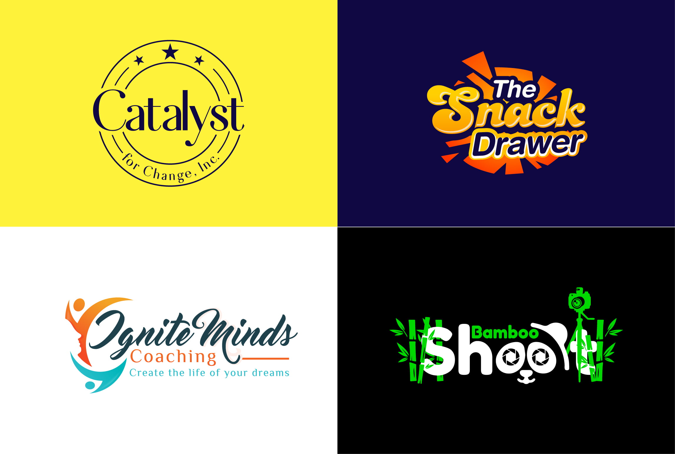 I will design minimalist logo for your Business