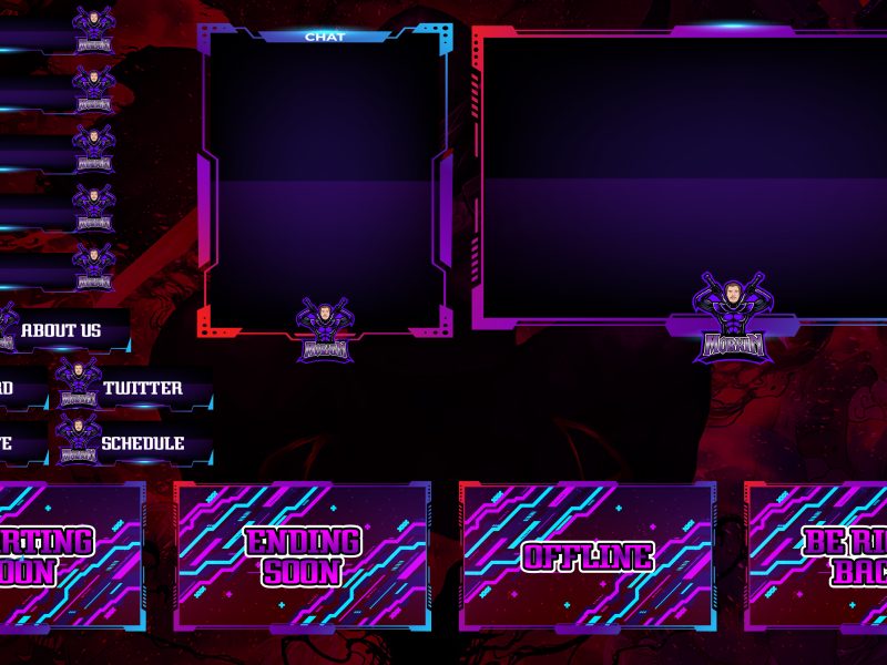 I will create professional Twitch Overlay.
