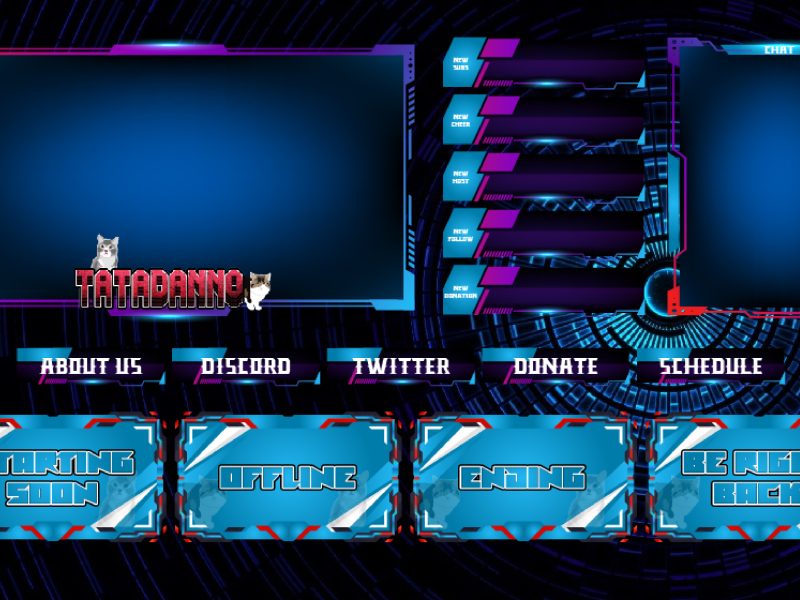 I will create professional Twitch Overlay.