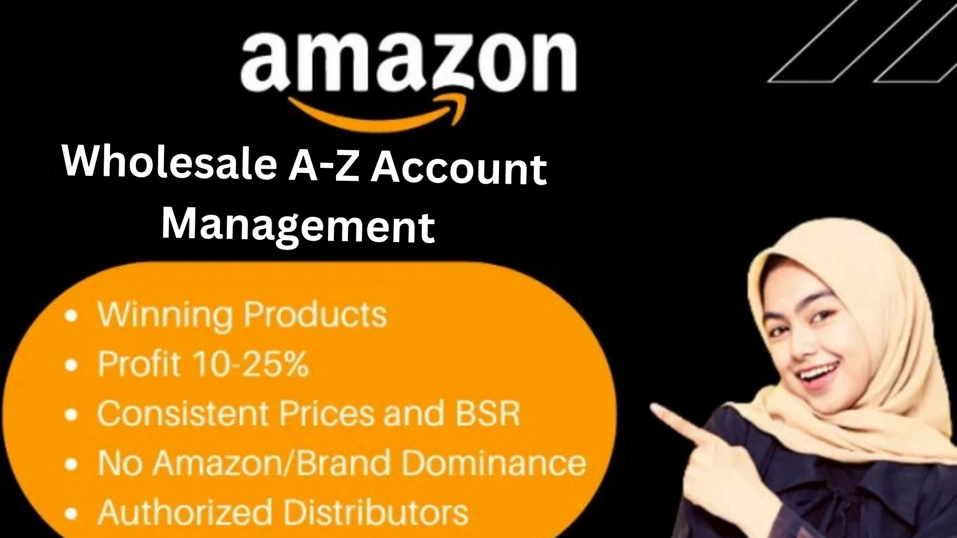 I will winning product and winning account for your amazon business