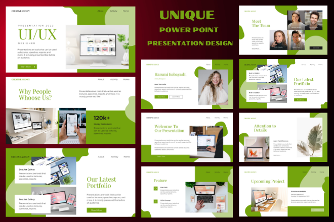 I will do power point presentation and investor pitch deck design.