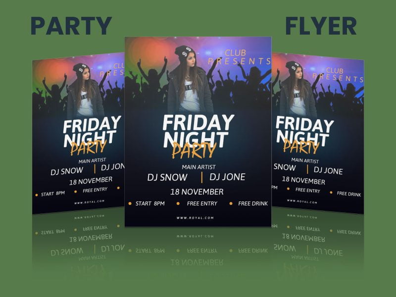 I will design event flyer, party flyer, business flyer, church flyer for you