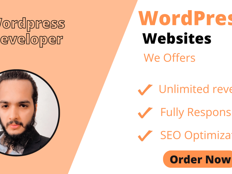 I will build a responsive wordpress website