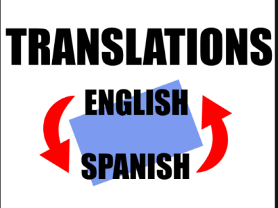 English to Spanish translation