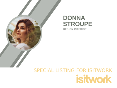 Special Listing for ISITWORK - Design 3 listing for isitwork publication