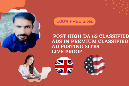 I will post your classified ad posting on high Authority USA sites