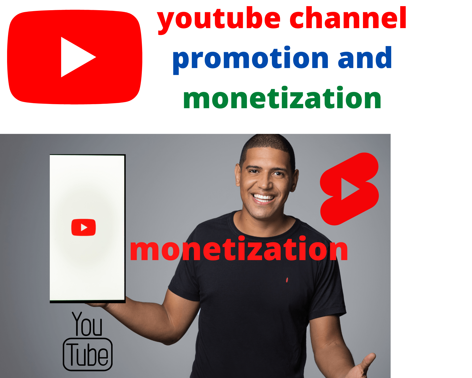 I will youtube channel monetization complete