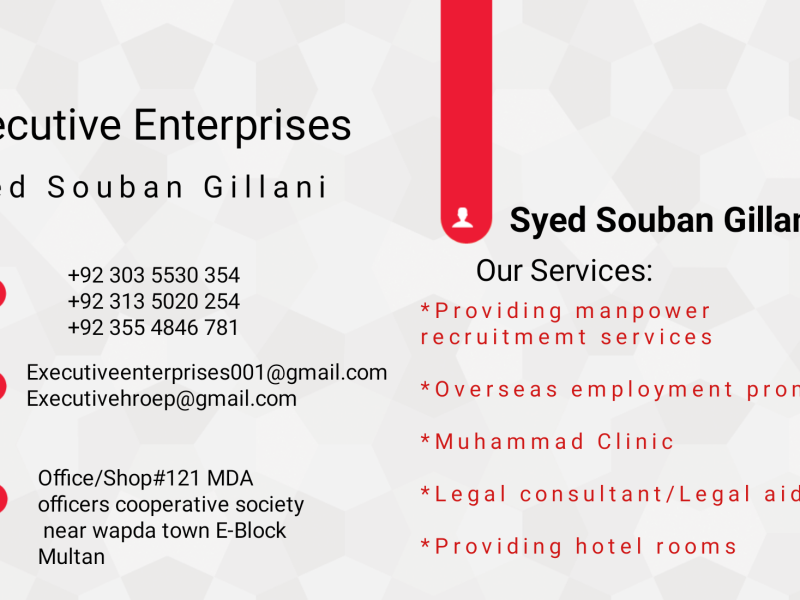Professional business card for your business