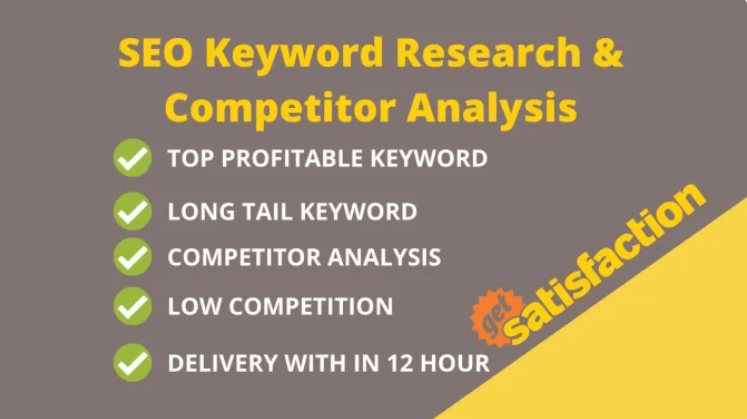 I will do profitable SEO keyword research and competitor analysis with the years of experience