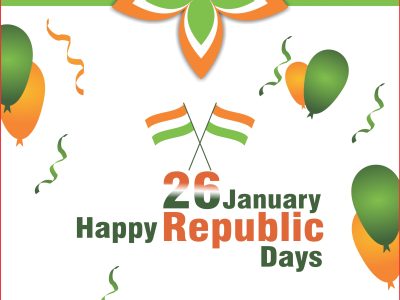 26 January happy republic day.
