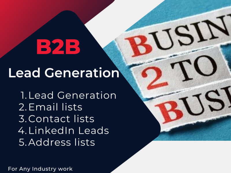Unique B2b Lead Generation and Email listing