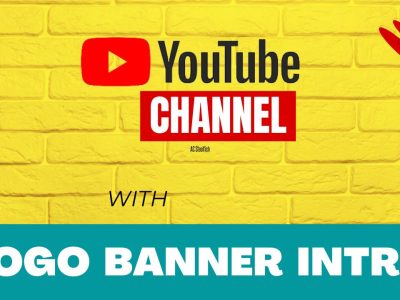 I will create a youtube channel with logo, banner