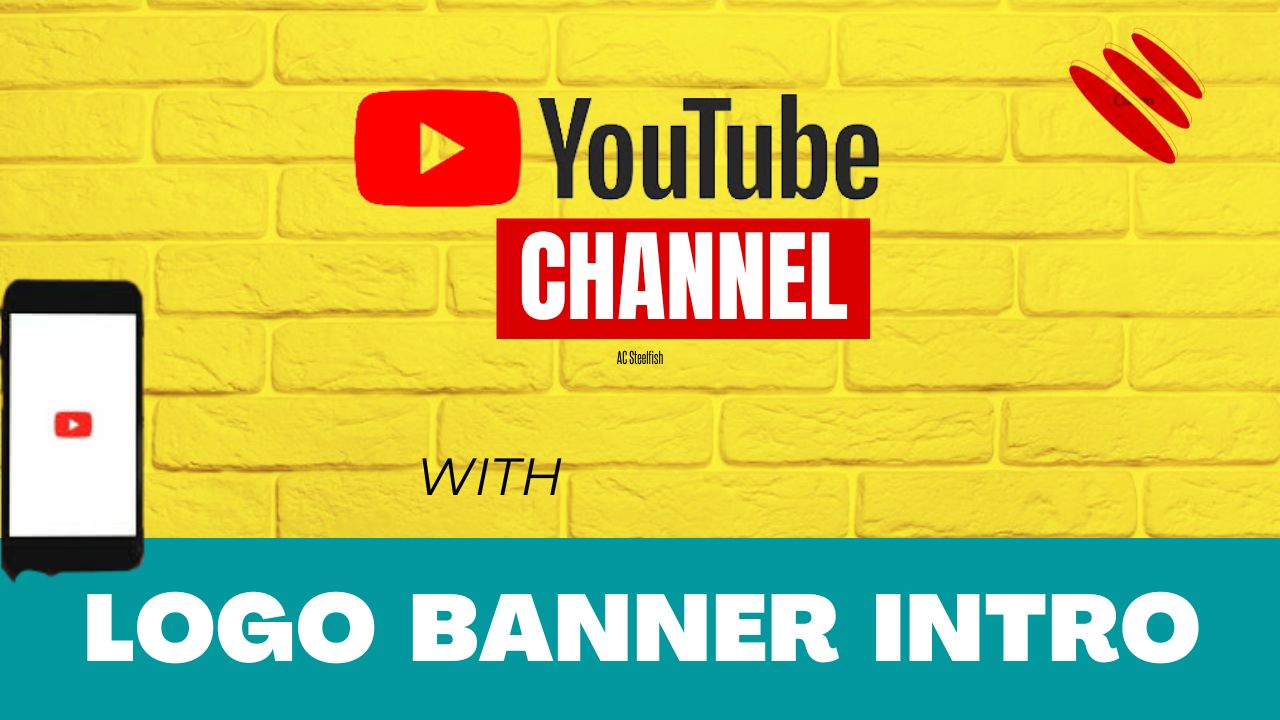 I will create a youtube channel with logo, banner