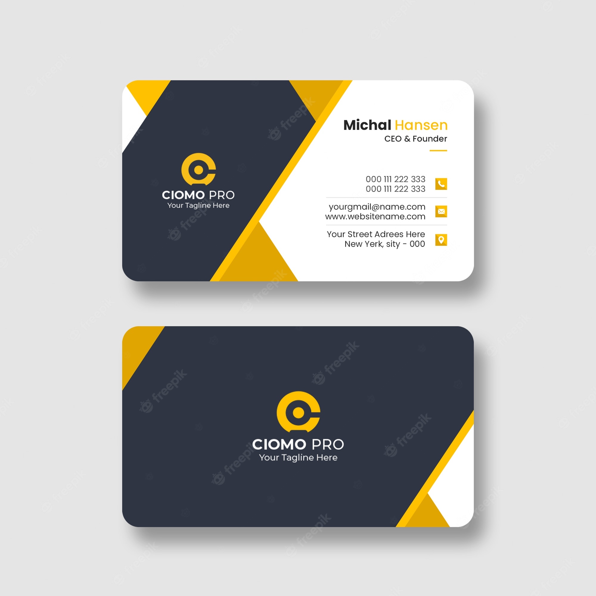 I will create a stylist business card for you