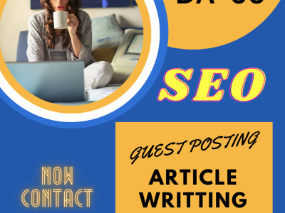 I will guest post services provide and article writer