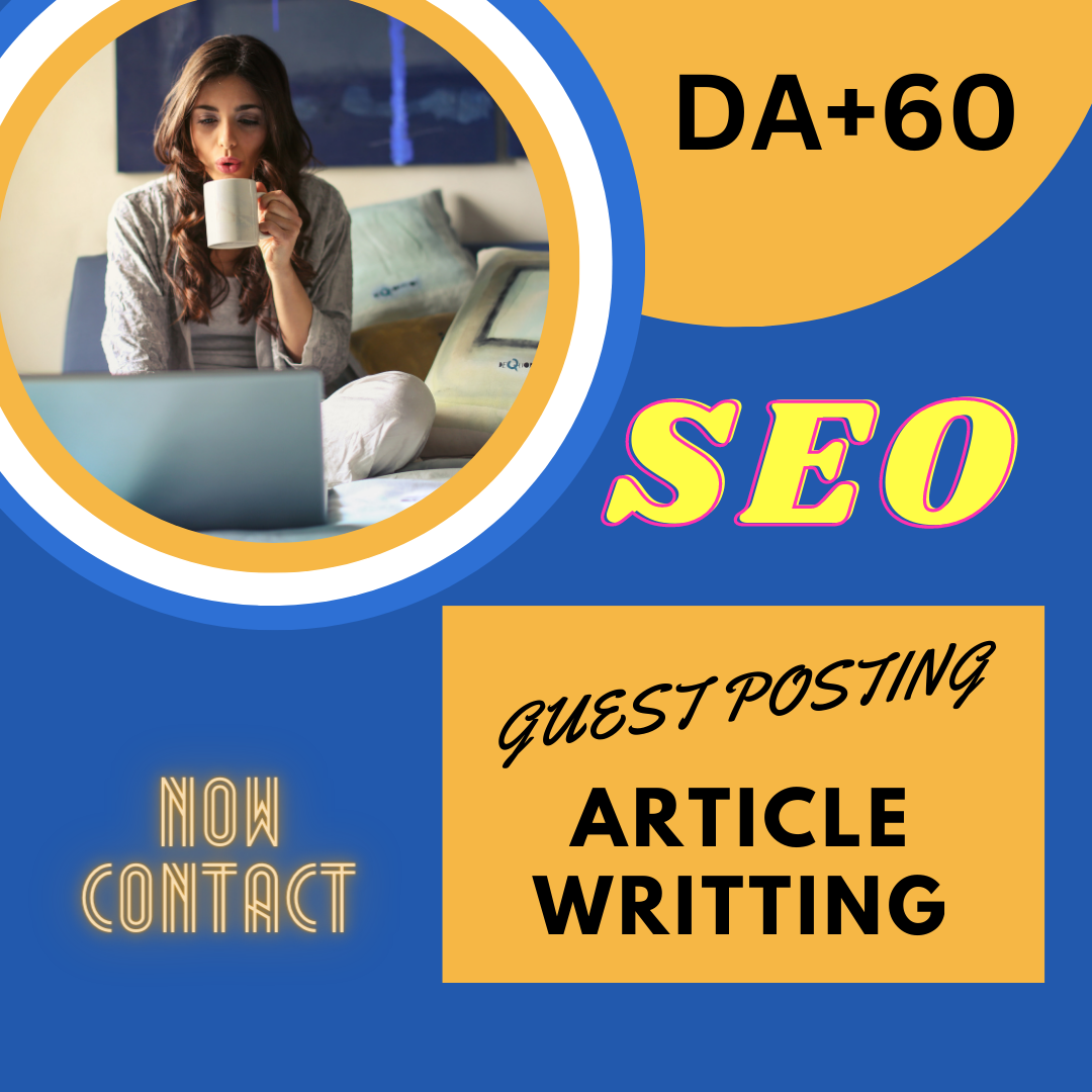 I will guest post services provide and article writer