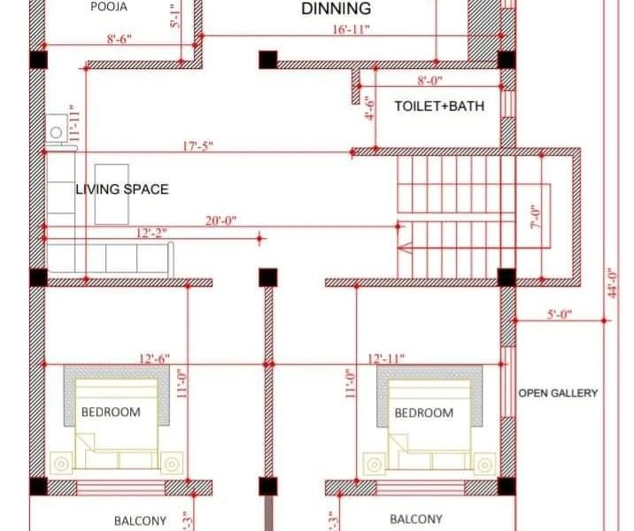 I will be your architect or draftsman for 2d and 3d house plan
