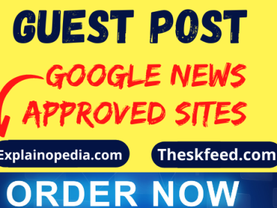 I will guest post on da 70 google news site with dofollow backlinks
