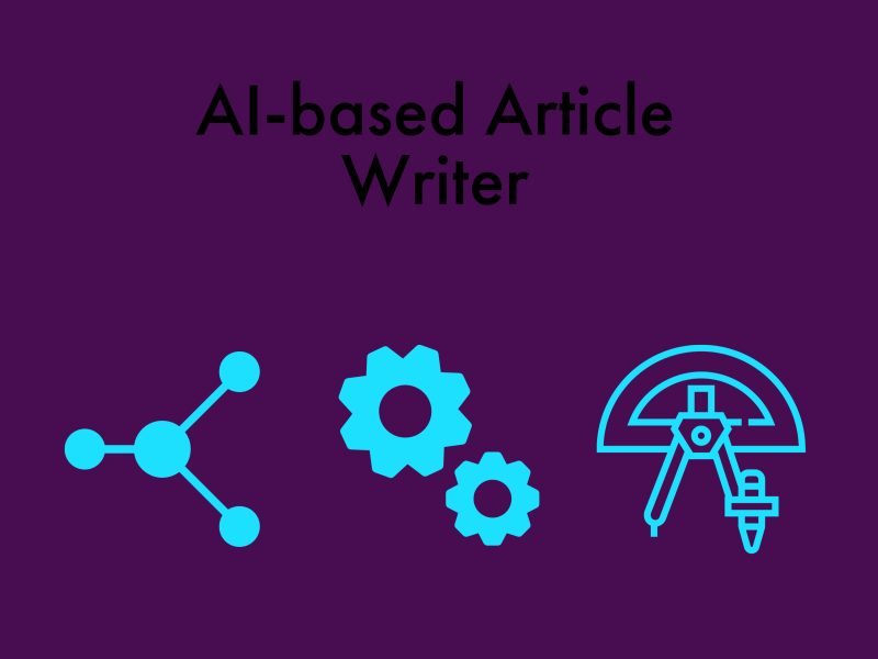 AI-based article writing