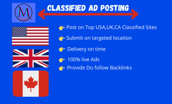 I will post classified ads in top classified ad posting sites