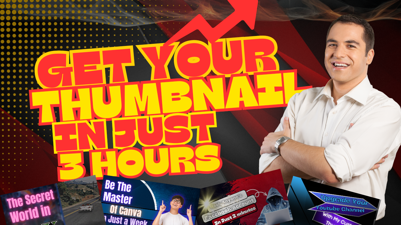 I will design youtube thumbnails for you