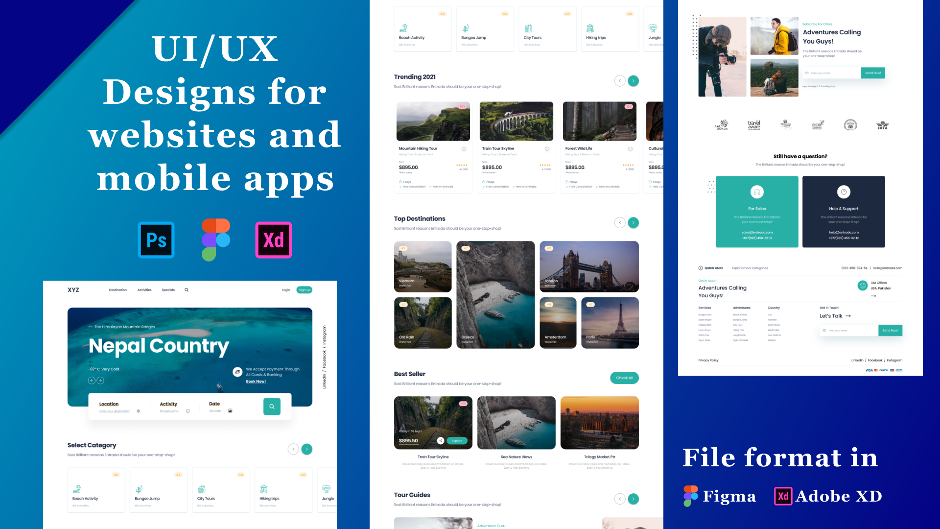 Websites and landing page design