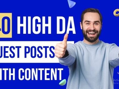 I will publish guest post on high da guest post sites with dofollow backlink