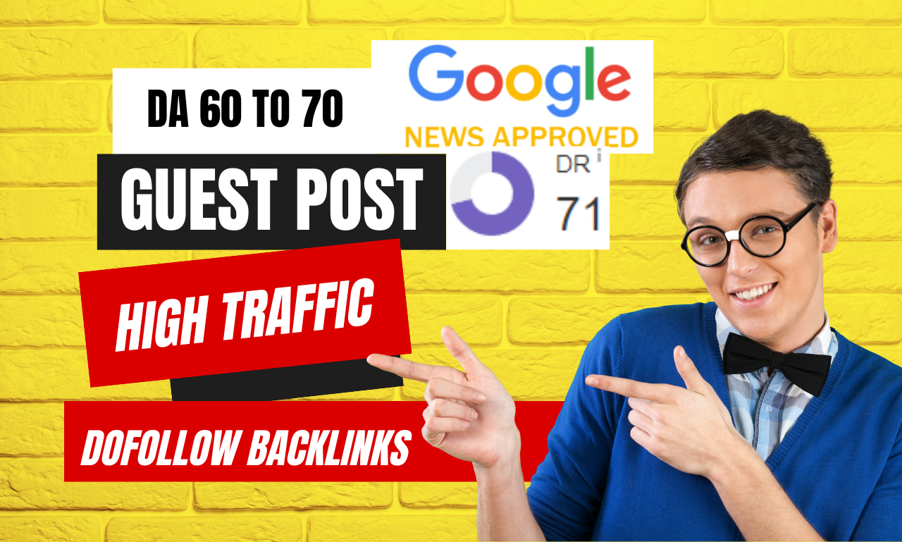 High da guest post dofollow backlink for website ranking