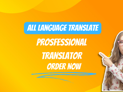 i am Professional Translator .I will translate anything you want for a real cheap price.