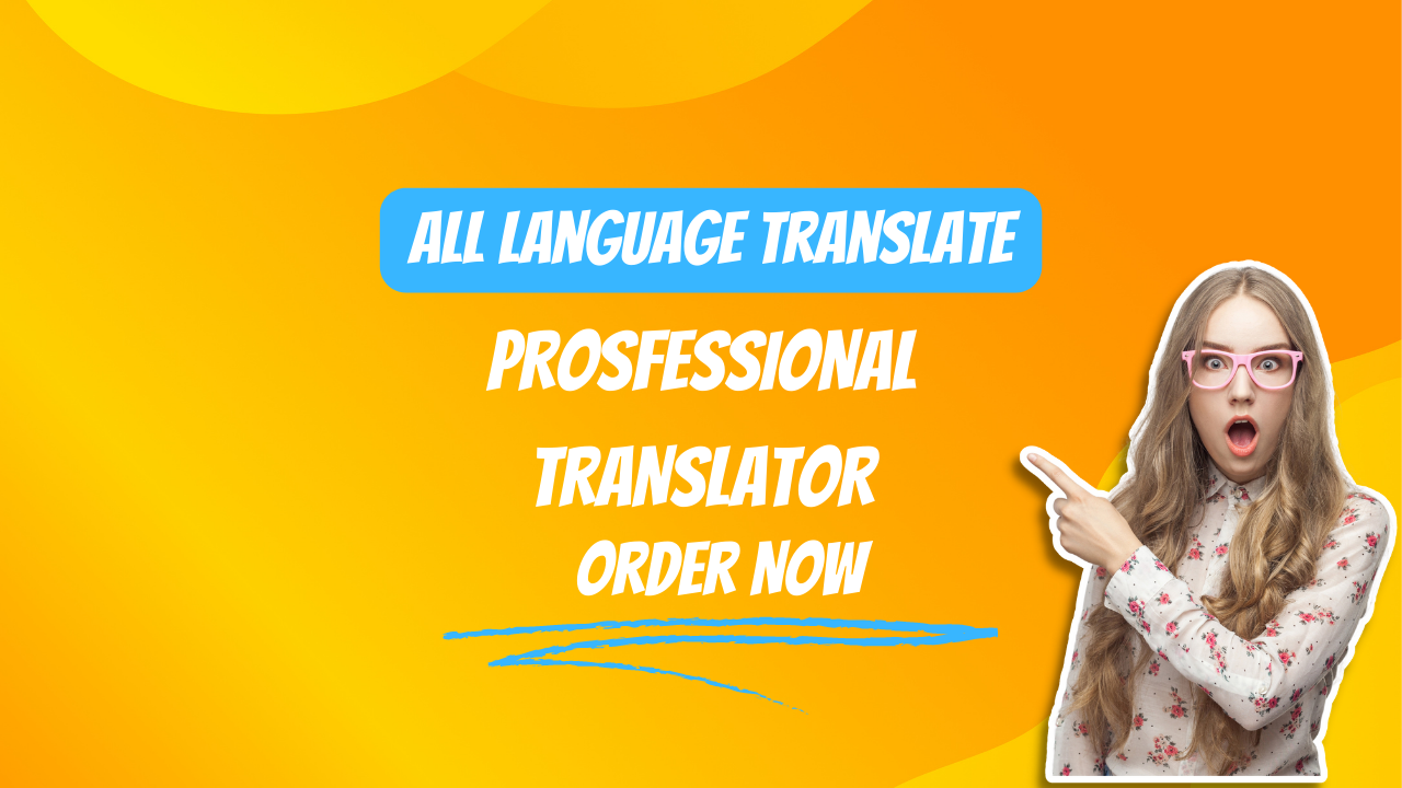 i am Professional Translator .I will translate anything you want for a real cheap price.