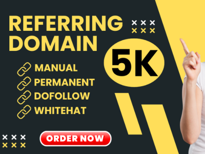 Build Manual 5K Referring Domains Unique Permanent Dofollow Backlinks