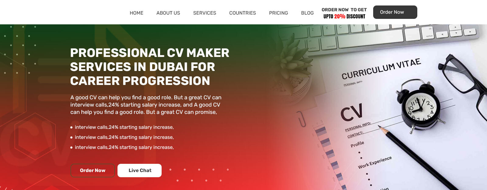 CV Writing Services in UAE