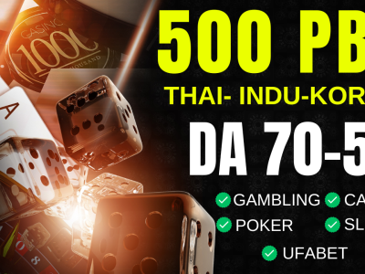 Fast Ranking with 500 DA70-DA50+ Niche PBN Casino, Gambling,