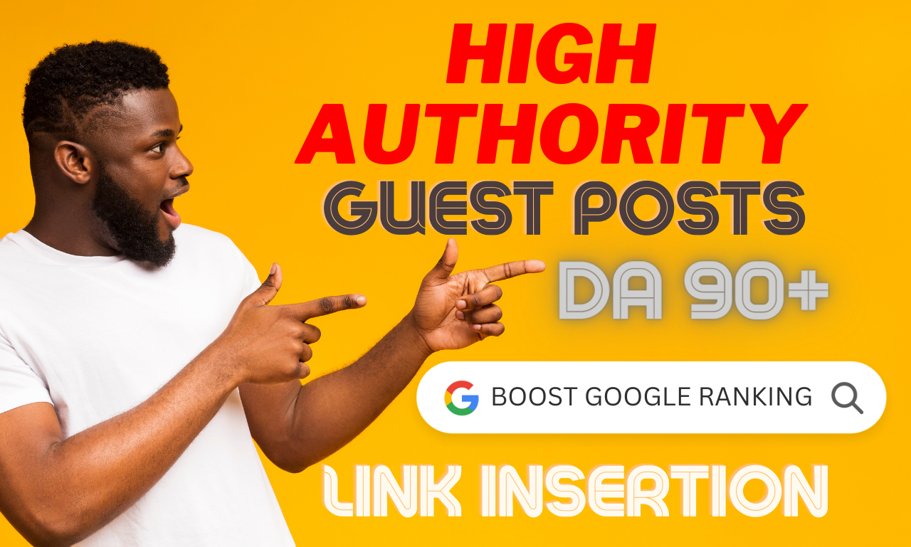 I WILL DO HIGH AUTHORITY GUEST POST ON DA 50 T0 100 DA WEBSITES WITH DOFFOLOW BACKLINKS