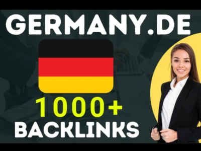 give 1000+ Germany based backlinks from local DE website