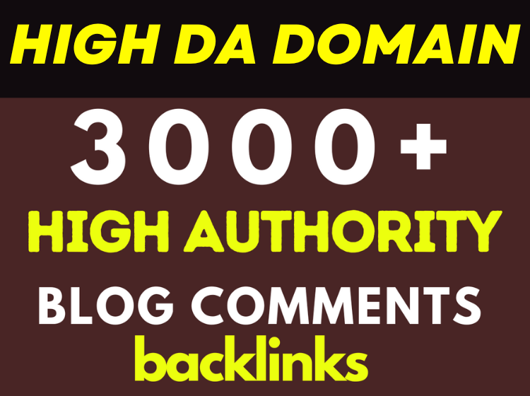 Give you 3000 Blog Comments Seo Backlinks