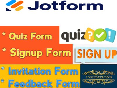 I will create JOTFORM! Registration, Survey, Invitation, and Quiz form for you