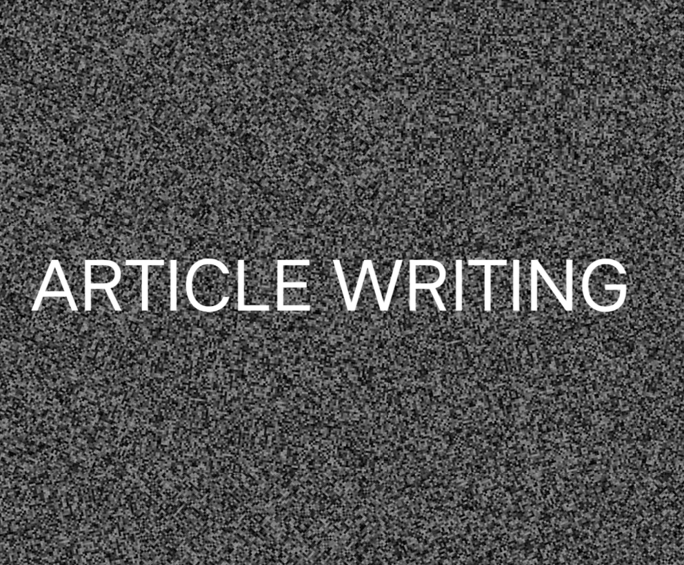 Article writing