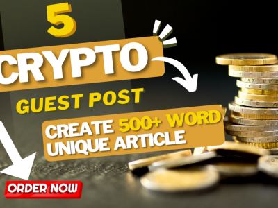 I will publish Crypto/Forex Guest post on High DA DR sites