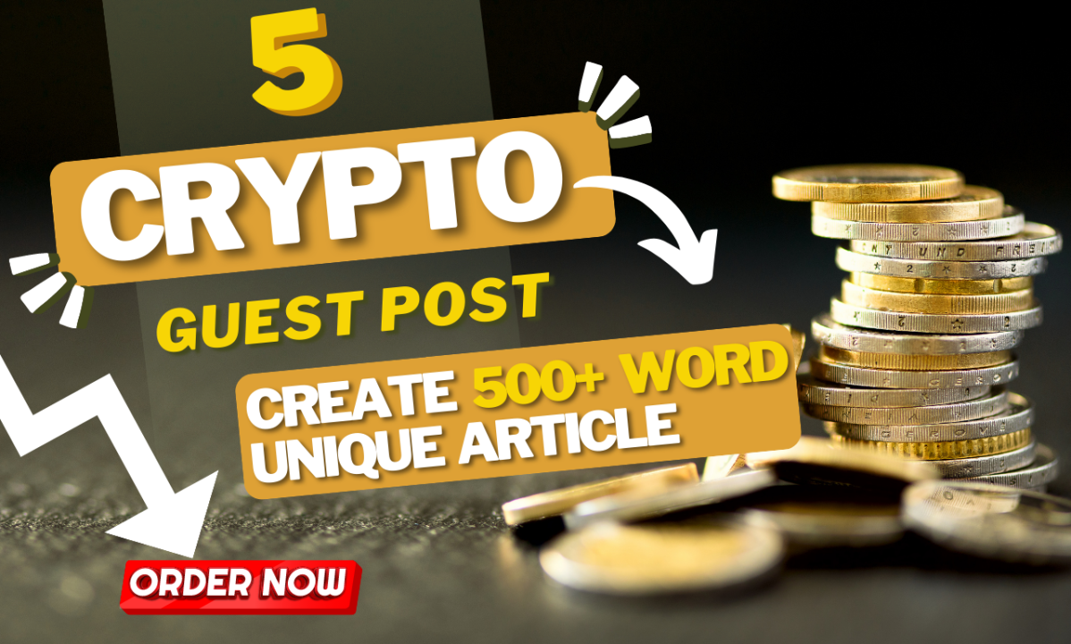 I will publish Crypto/Forex Guest post on High DA DR sites
