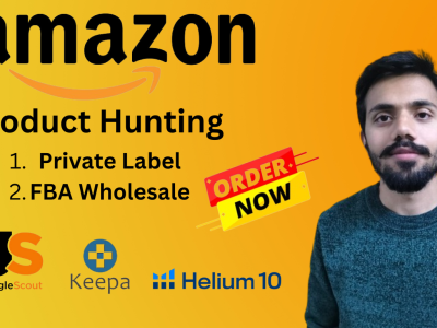 I'll do product hunting for amazon fba and product research for amazon pl