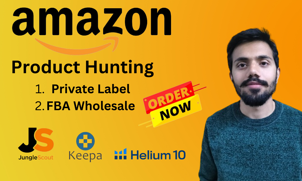 I'll do product hunting for amazon fba and product research for amazon pl