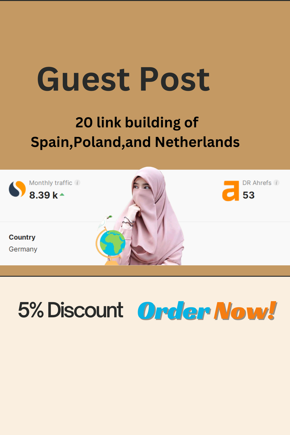 20 link building of Spain,Poland,and Netherlands