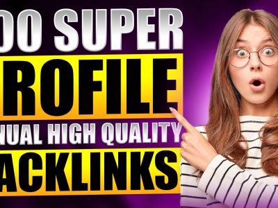 I will Skyrocket Your SEO with High Quality 300 Profile Backlinks